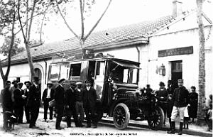 1199- Gouraya - Bureau des Messageries du Sud - Camion Berliet